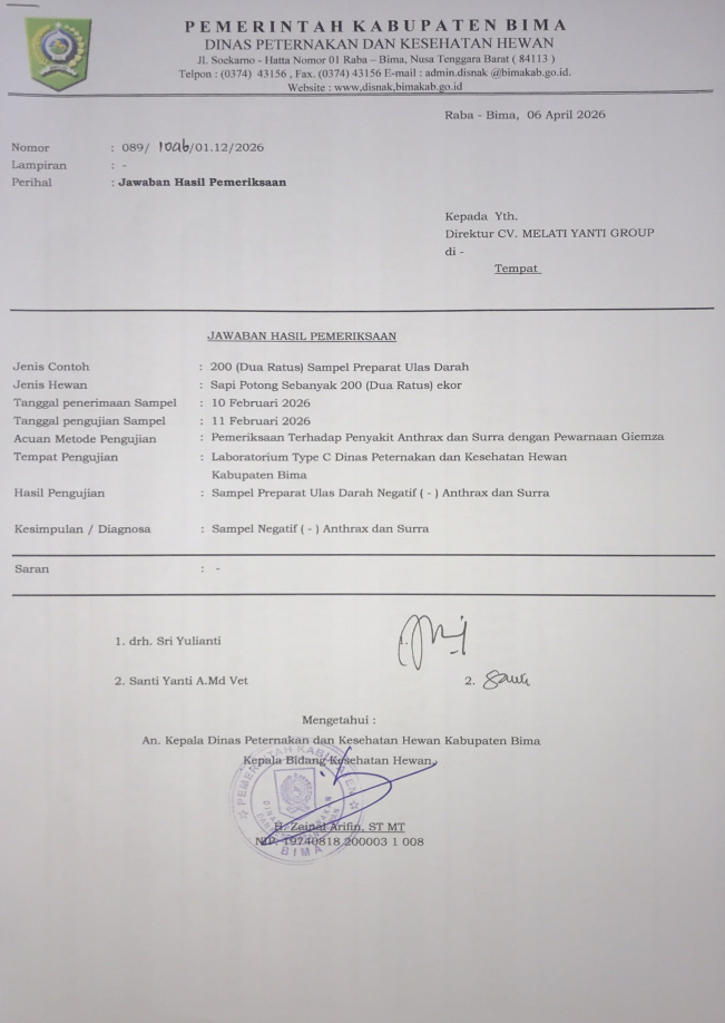 Hasil Pemeriksaan Fisik